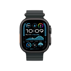 Смарт-годинник Apple Watch Ultra 2 GPS + Cellular 49mm Black Titanium Case w. Black Ocean Band (MX4P3)