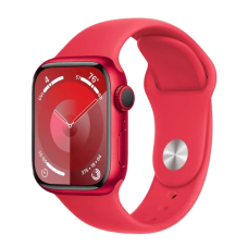Смарт-годинник Apple Watch Series 9 GPS 45mm PRODUCT RED Alu. Case w. PRODUCT RED Sport Band - S/M (MRXJ3)