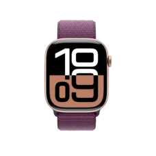 Смарт-годинник Apple Watch Series 10 GPS + Cellular 46mm Rose Gold Aluminum Case w. Plum S. Loop (MWY83)