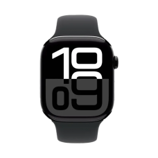 Смарт-годинник Apple Watch Series 10 GPS 46mm Jet Black Alu. Case w. Black Sport Band - XL (MWX13+MXM53)