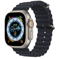 Смарт-годинник Apple Watch Ultra GPS + Cellular 49mm Titanium Case with Midnight Ocean Band (MQET3/MQFK3)