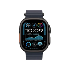 Смарт-годинник Apple Watch Ultra 2 GPS + Cellular 49mm Black Titanium Case w. Navy Ocean Band (MYTC3+MYPA3)
