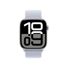 Смарт-годинник Apple Watch Series 10 GPS + Cellular 46mm Silver Aluminum Case w. Blue Cloud S. Loop (MWY23)