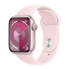 Смарт-годинник Apple Watch Series 9 GPS 45mm Pink Aluminum Case w. Light Pink Sport Band - M/L (MR9H3)