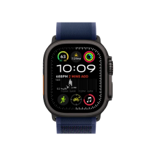 Смарт-годинник Apple Watch Ultra 2 GPS + Cellular 49mm Black Titan. Case w. Blue Trail Loop - S/M (MYTJ3+MYQ73)