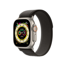 Смарт-годинник Apple Watch Ultra GPS + Cellular 49mm Titanium Case with Black/Gray Trail Loop - S/M (MQF43/MQFW3)