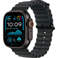 Смарт-годинник Apple Watch Ultra 3 Black Titanium Case with Black Ocean Band (MF0J4)