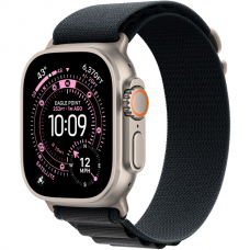 Смарт-годинник Apple Watch Ultra 3 Natural Titanium Case with Black Alpine Loop Large (MF1V4+MFTG4)