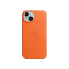 Чохол для смартфона Apple iPhone 14 Leather Case with MagSafe - Orange (MPP83)