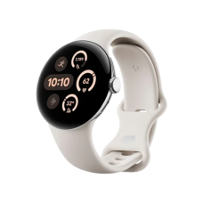 Смарт-годинник Google Pixel Watch 3 45 mm Wi-Fi Polished Silver Aluminum Case/Porcelain Active Band