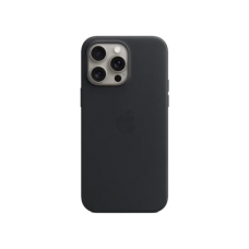 Чохол для Apple iPhone 16 Pro Max Premium Lather Magnetic (B52) Black/чорний