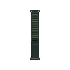 Ремінець Apple Alpine Loop Dark Green - Black Titanium Finish для Watch 44/45/46/49mm - Medium (MYPR3)