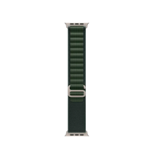Ремінець Apple Alpine Loop Dark Green - Natural Titanium Finish для Watch 44/45/46/49mm - Medium (MXMV3)