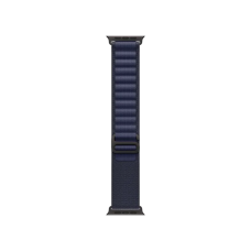Ремінець Apple Alpine Loop Navy - Black Titanium Finish для Watch 44/45/46/49mm - Medium (MYPX3)