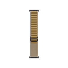Ремінець Apple Alpine Loop Tan - Black Titanium Finish для Watch 44/45/46/49mm - Small (MYQ03)