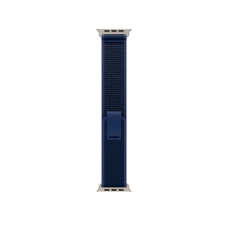 Ремінець Apple Trail Loop Blue - Natural Titanium Finish для Watch 44/45/46/49mm - M/L (MXTW3)
