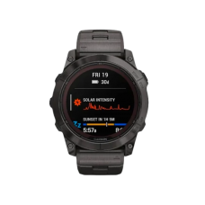 Смарт-годинник Garmin Fenix 7X Pro Sapphire Solar Carbon G. DLC Tit. with Vented Tit. Bracelet (010-02778-30)
