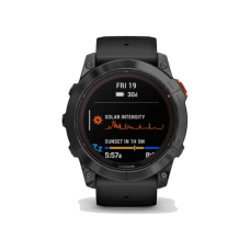 Смарт-годинник Garmin Fenix 7X Pro Solar Slate Gray w. Black Band (010-02778-00/01)