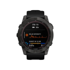 Смарт-годинник Garmin Fenix 7X Sapphire Solar Carbon Gray DLC Titanium with Black Band (010-02541-10/11/34)