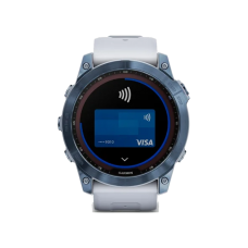 Смарт-годинник Garmin Fenix 7X Sapphire Solar M. Blue DLC Titanium w. Whitestone Band (010-02541-14/15)