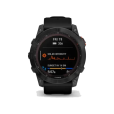 Смарт-годинник Garmin Fenix 7X Solar Slate Gray with Black Band (010-02541-00/01/0A)