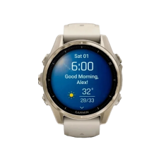 Смарт-годинник Garmin Fenix 8 43mm AMOLED Sapphire Soft Gold w. Fog Gray/Dark Sandstone S. Band (010-02903-10/11/18)