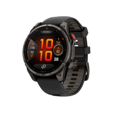 Смарт-годинник Garmin Fenix 8 Pro 47 mm AMOLED Carbon Gray DLC Titanium with Black/Pebble Gray (010-03198-00/01)