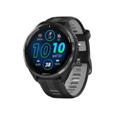 Смарт-годинник Garmin Forerunner 965 Carbon Gray Titanium Bezel w. Blk Case Blk/Powder Gray S. Band (010-02809-00/10/80)