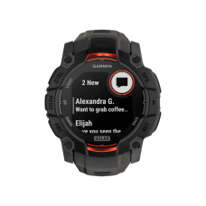 Смарт-годинник Garmin Instinct 3 50mm Solar Black with Charcoal Band (010-02935-00/40)