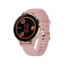 Смарт-годинник Garmin Venu 3S Soft Gold S. Steel Bezel w. Dust Rose Case and S. Band (010-02785-03/53)