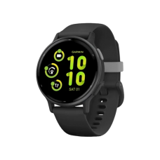 Смарт-годинник Garmin vivoactive 5 Slate Aluminum Bezel with Black Case and Silicone Band (010-02862-10/50/5A)
