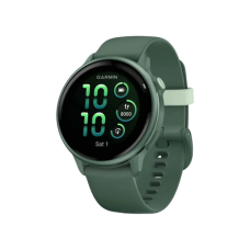 Смарт-годинник Garmin Vivoactive 6 Metallic Jasper Green with Jasper Green Band (010-02985-02/42)