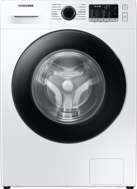 Пральна машина Samsung WW90TA047AE1/UA + Сушильний автомат Samsung DV90TA040AE/UA (комплект) + планка Samsung SKK-DD