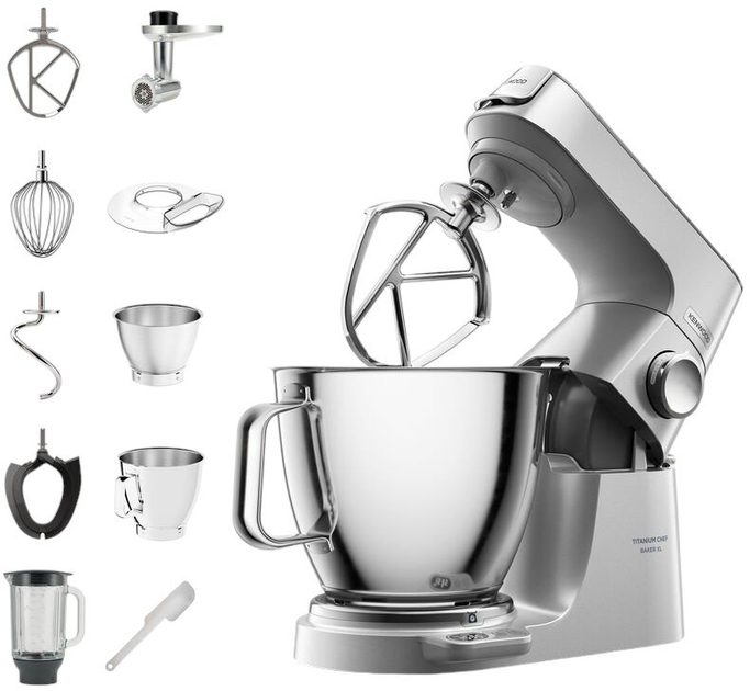 Кухонна машина Kenwood KVL85.224.SI Titanium Chef Baker XL